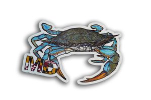 Blue Crab with the letters MD