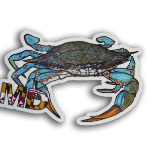Blue Crab with the letters MD
