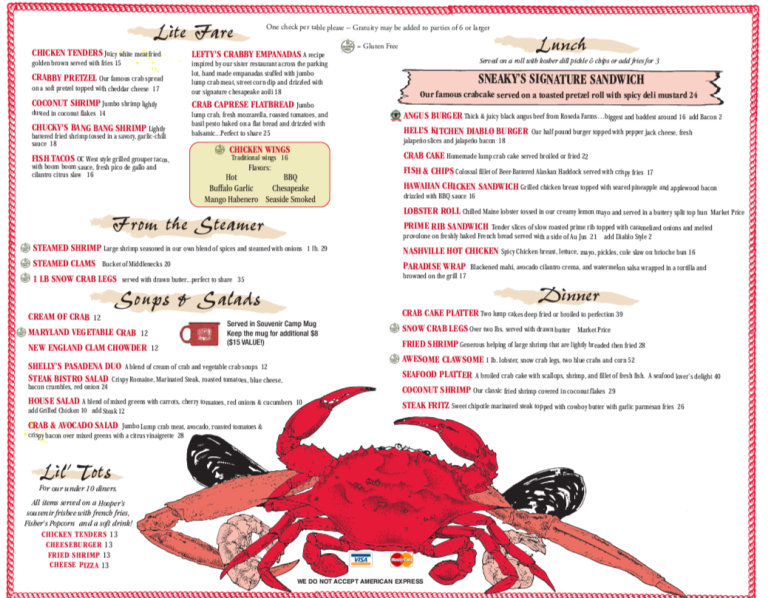 Dockside Carryout Ocean City MD Crab House Hooper's Crab House