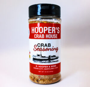 Bottle of Hooper's Crab House Crab Seasoning 16oz